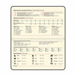 Еженедельник недатированный МАЛЫЙ ФОРМАТ 95х155 мм, А6, BRAUBERG "Iguana", под кожу, 64 л., черный, 114480