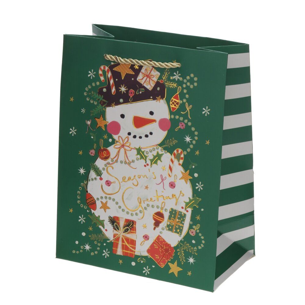 GAEM Пакет подарочный S (бумага 210г/м2, блок 12шт), L18 W10 H23 см, 4в.