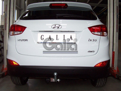 Фаркоп оцинкованный Galia H083A для Hyundai ix35 2010-2015, Kia Sportage 2010-2015(паспорт и сертификат в комплекте)(без электрики)