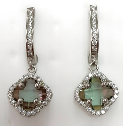 Ювелирные серьги из серебра 925 пробы