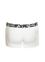 Мужские трусы-боксеры с широкой резинкой с рисунком в виде сот (Размер: XXL) (Цвет: красный)