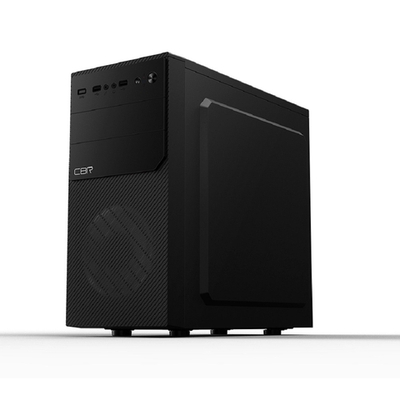Корпус для компьютера CBR Корпус mATX Minitower RD850, без БП, 1*USB 3.0, 2*USB 2.0, HD Audio+Mic, кабель питания 1.2м, Black [PCC-MATX-RD850-WPSU]