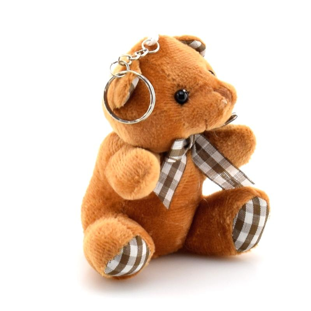 Игрушка мягкая брелок Медведь, 4 микс, 8,5 см