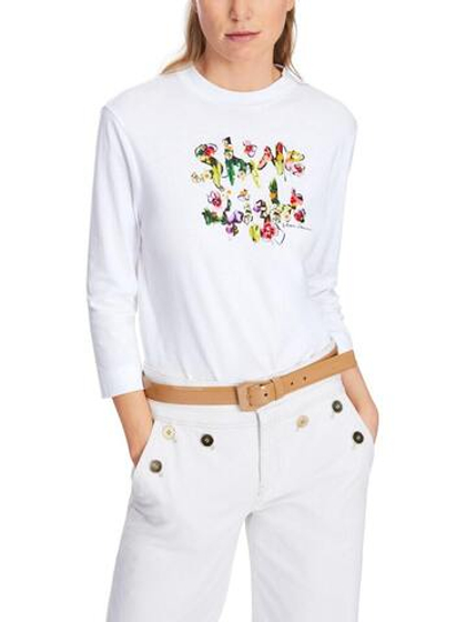 Marc Cain Футболка декорированная бисером