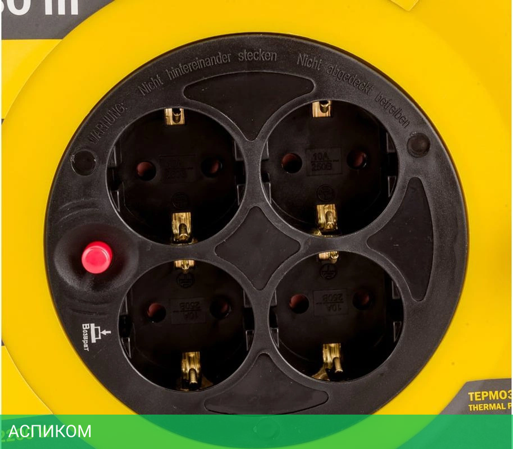 Удлинитель на катушке IEK Industrial УК30 (WKP14-10-04-30)