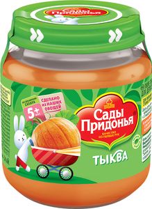 ПЮРЕ САДЫ ПРИДОНЬЯ ТЫКВЕННОЕ 120гр