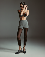 Лосины декоративные черные М, Черный