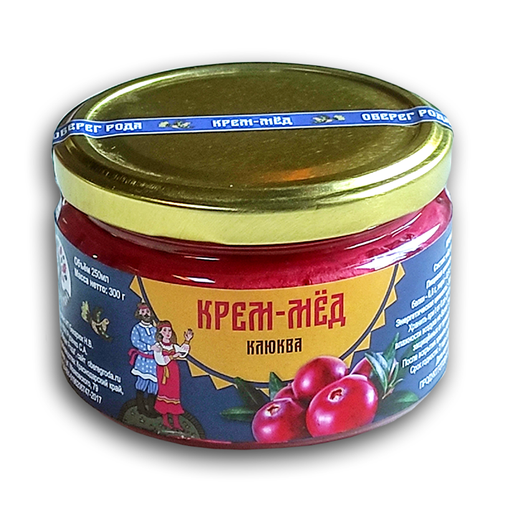 Крем-мёд &quot;Клюква&quot; 300г