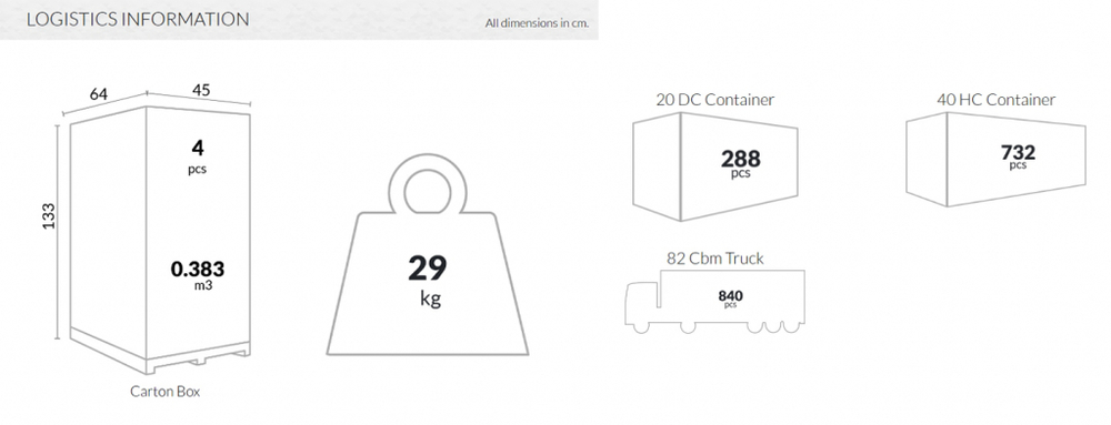 Стул пластиковый барный Siesta Contract Ares Bar 75, коричневый