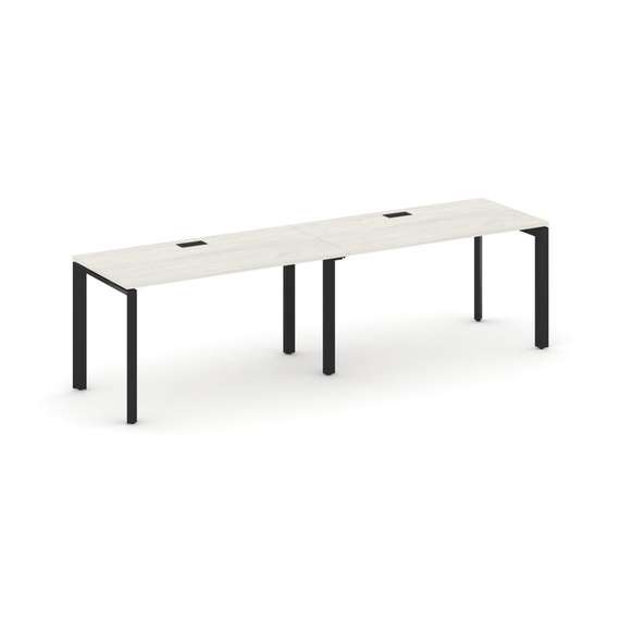 Style Project Рабочая станция односторонняя SN-59P.ORS-004 Дуб Наварра/Металл Черный/Черный Заглушка