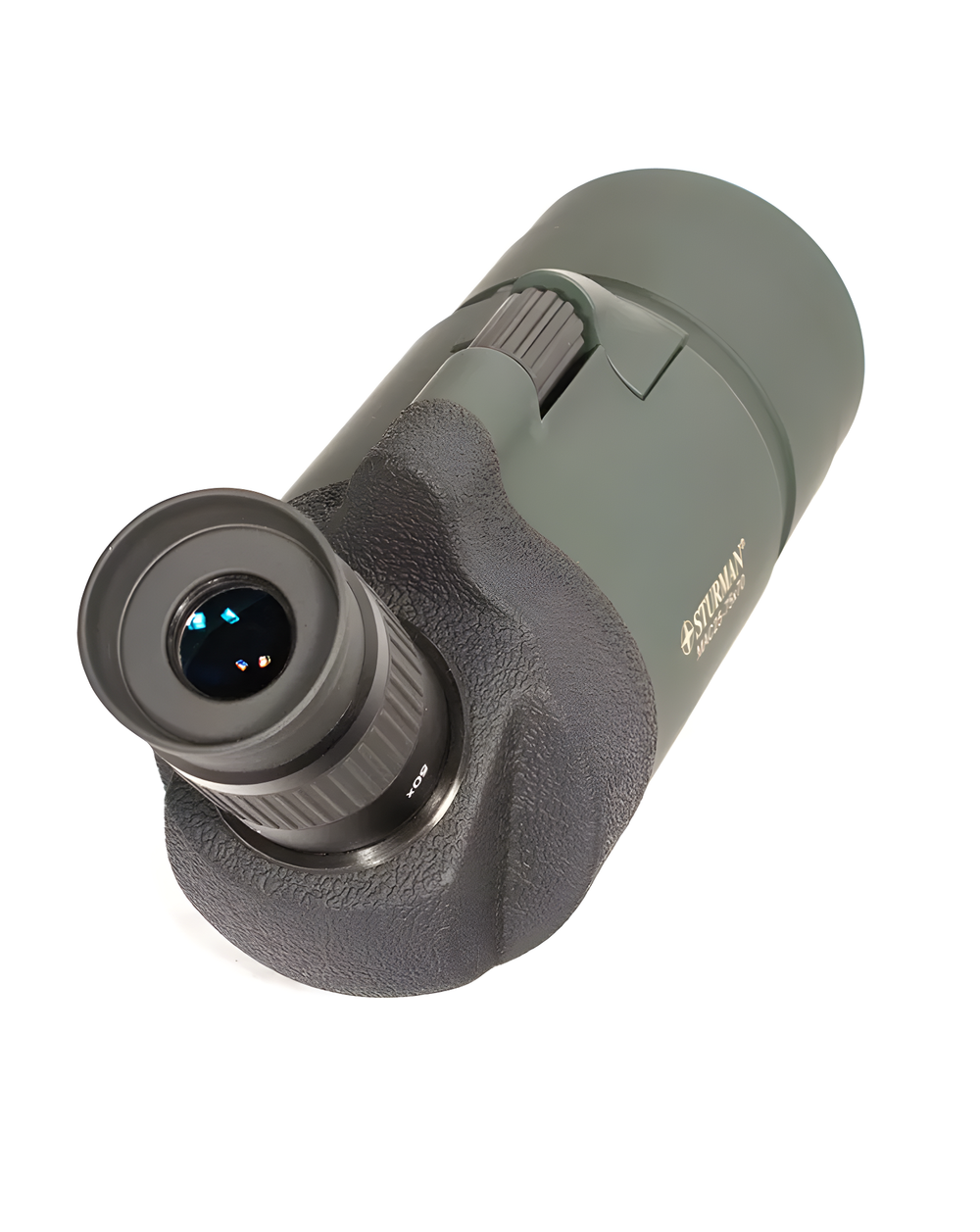 Зрительная труба Sturman 25-75x70 в зеленом корпусе с резиновым покрытием