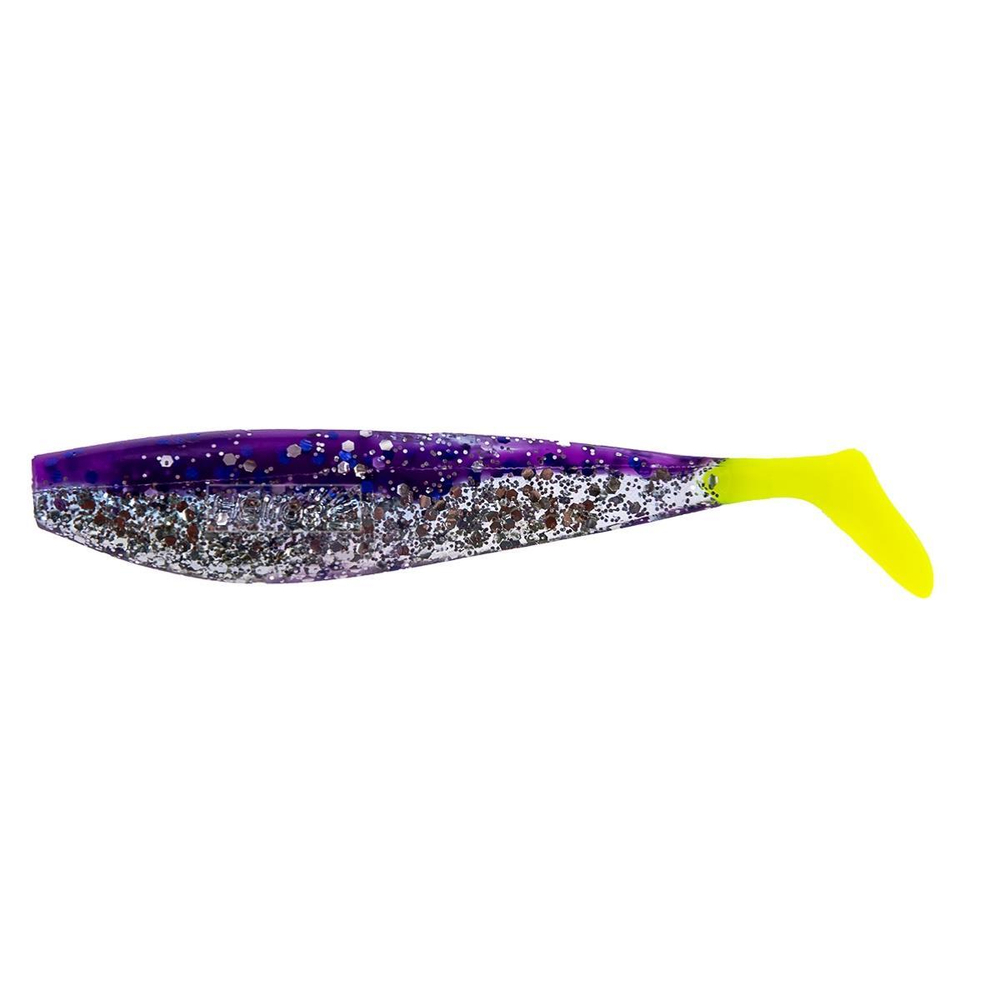 Виброхвост Zander 4"/10,2см Silver Sparkles & Fio LT 5шт. (HS-36-037) Helios