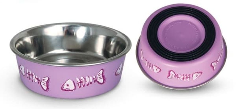 Миска (Triol) BL- 03 "Рыбка" из нерж. стали, 450мл