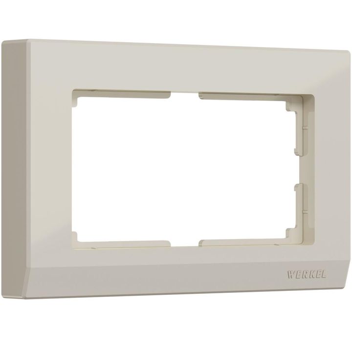 Рамка Werkel Stark для двойной розетки слоновая кость W0081803 4690389162077