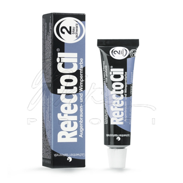 Краска для бровей и ресниц черно-синяя №2 (15 мл)