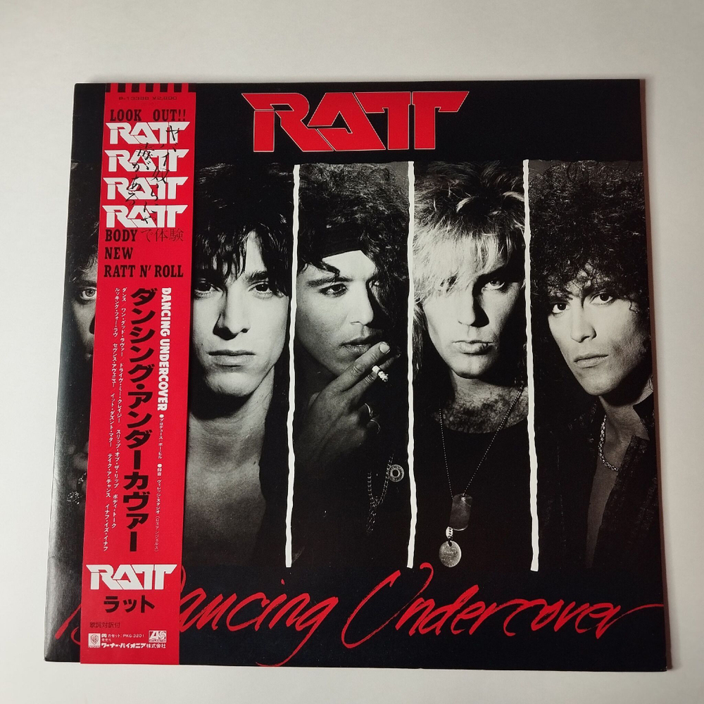 Винтажная виниловая пластинка LP Ratt Dancing Undercover (Japan 1986) (Obi) Looking For Love