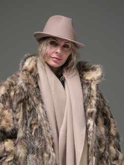 Шляпа /фетр /капучино