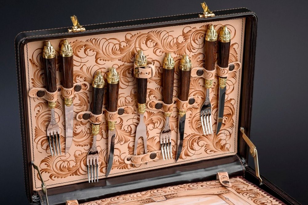 Набор для стейков "№4" на 4 персоны