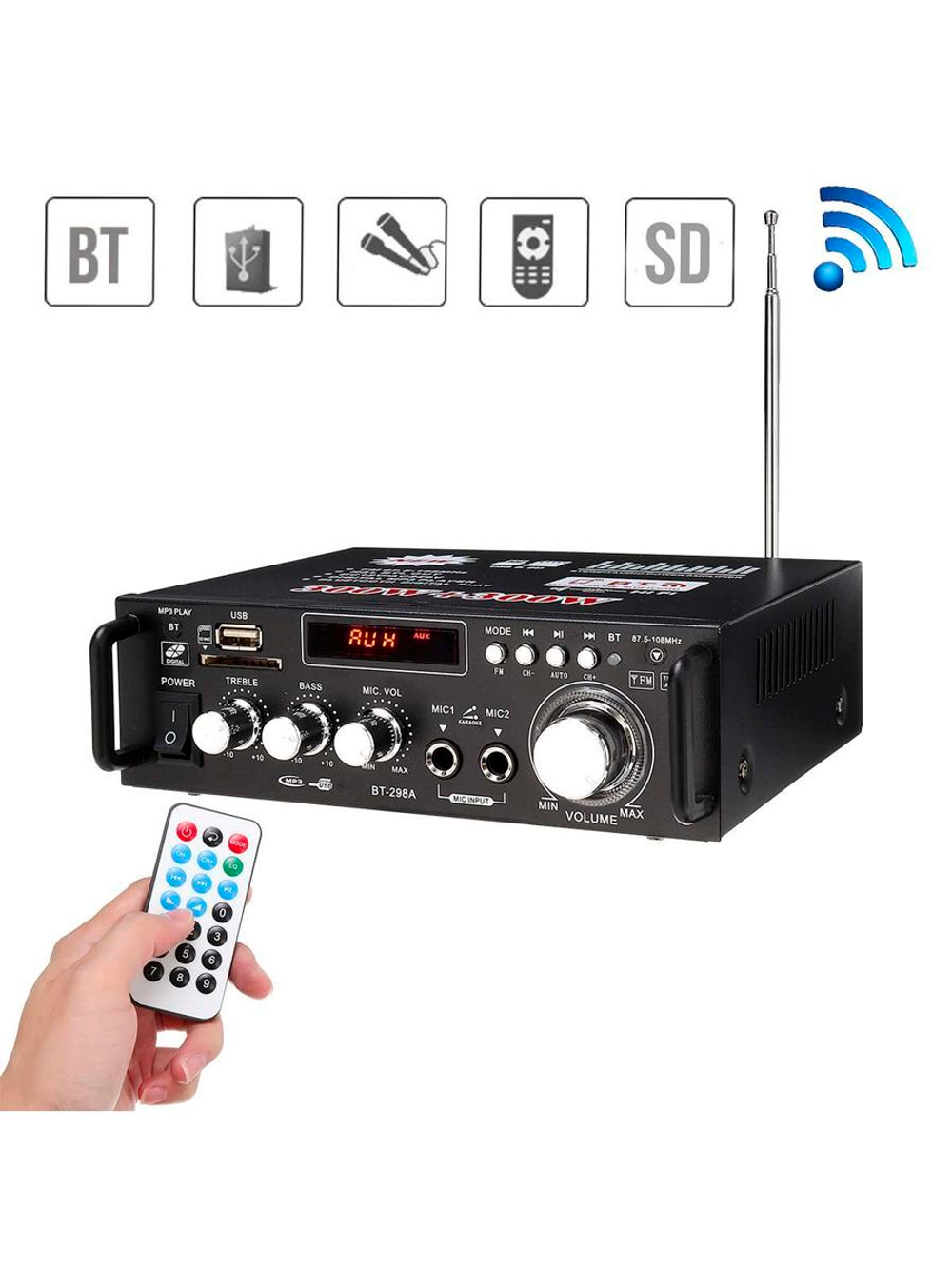 Bluetooth аудио усилитель Teli BT298A-B