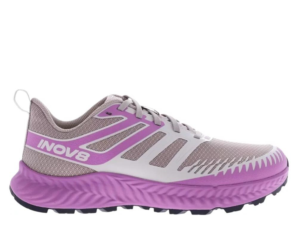 Кроссовки для бега женские Inov-8 Trailfly W Серо-Фиолетовые