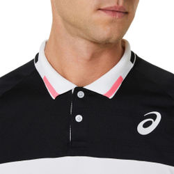 Мужское теннисное поло ASICS Match Polo Men - Black, Red