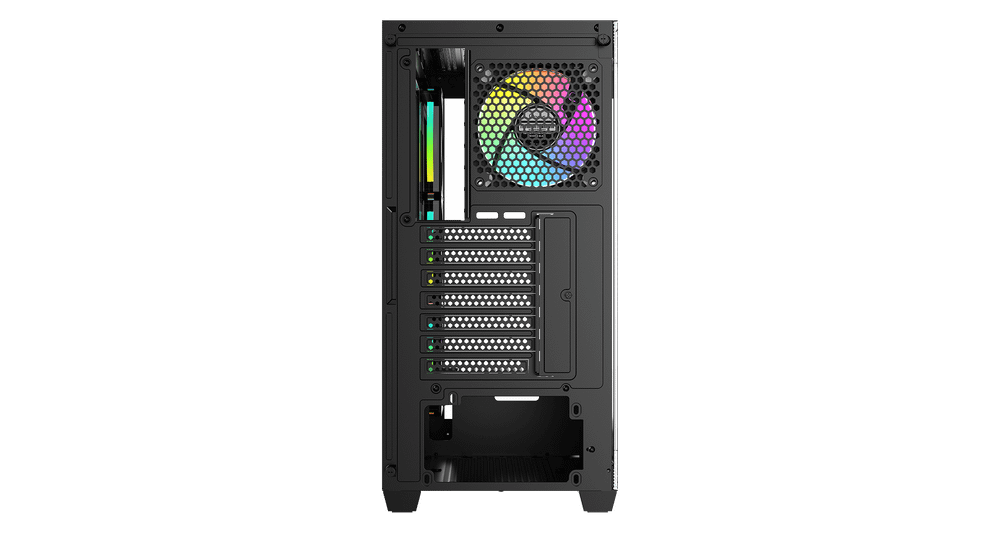 Корпус Ocypus Gamma C72 BK ARGB ATX/mATX/ITX 3xUSB Черный Gamma-C72-BKD400XX-GL