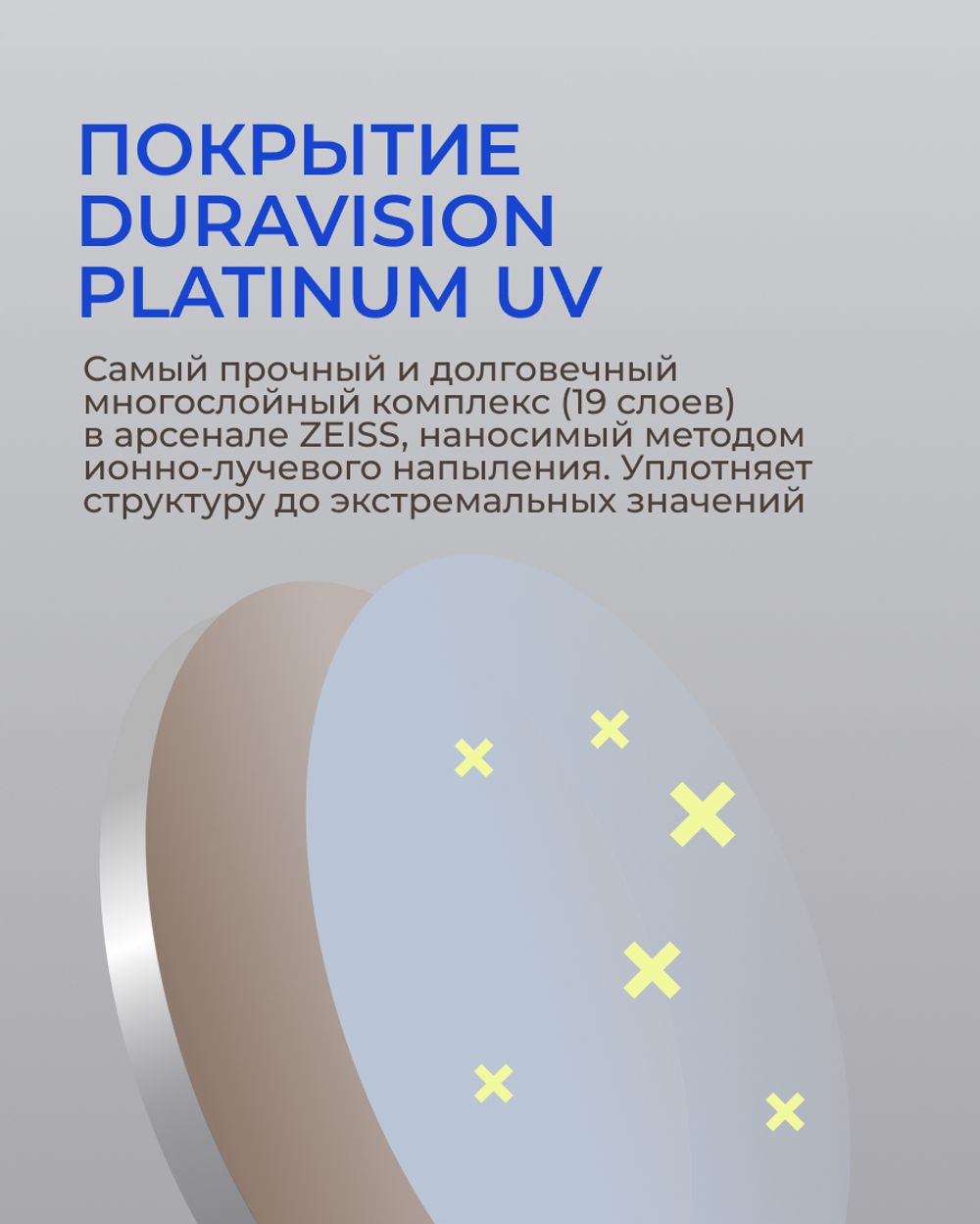 Фотохромная линза Zeiss SPH Platinum UV 1.5 Brown