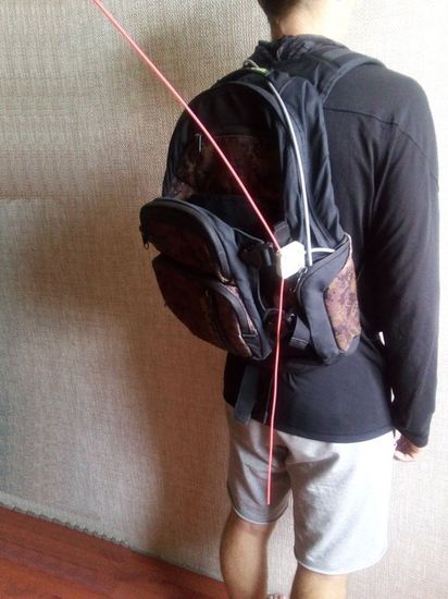 STV-URAL ЗАЯЦ-2 антенна на рюкзак для Garmin Astro / Alpha (Bark-H2-250)