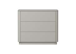 Комод Tammi 3 ящика ширина 90 см (серо-бежевый)