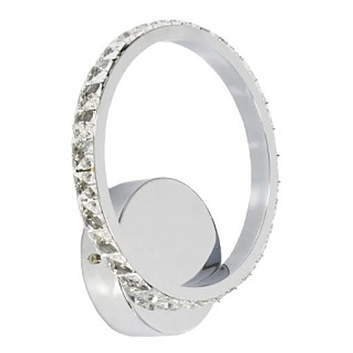 Светильник светодиодный бра Estares 10Вт R 4000K хром/прозр