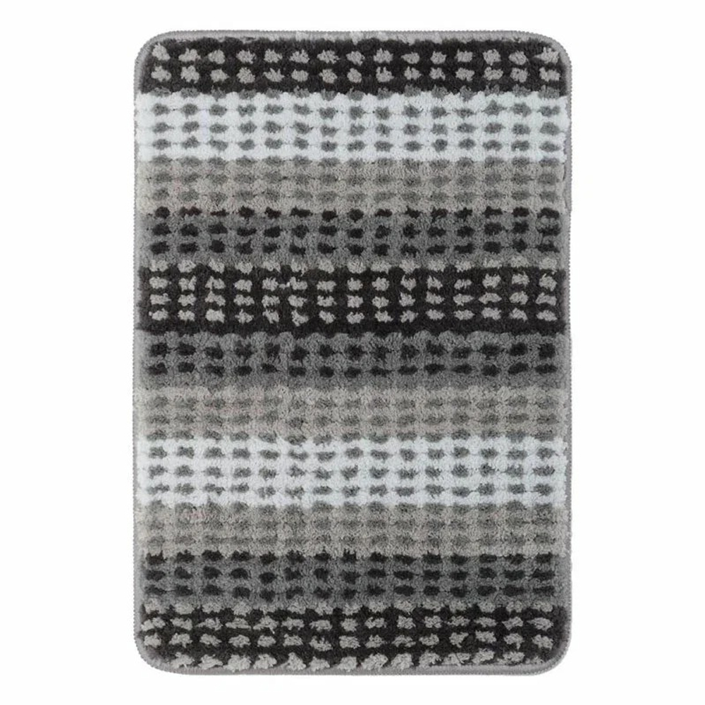 "POINT" Коврик для ванной 1-ый серый (40х60см) GR-5201K