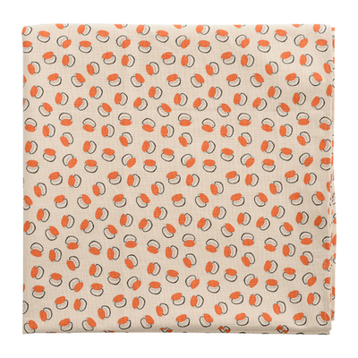 Скатерть на стол из хлопка с принтом "Ягоды" Russian North 170х170 см