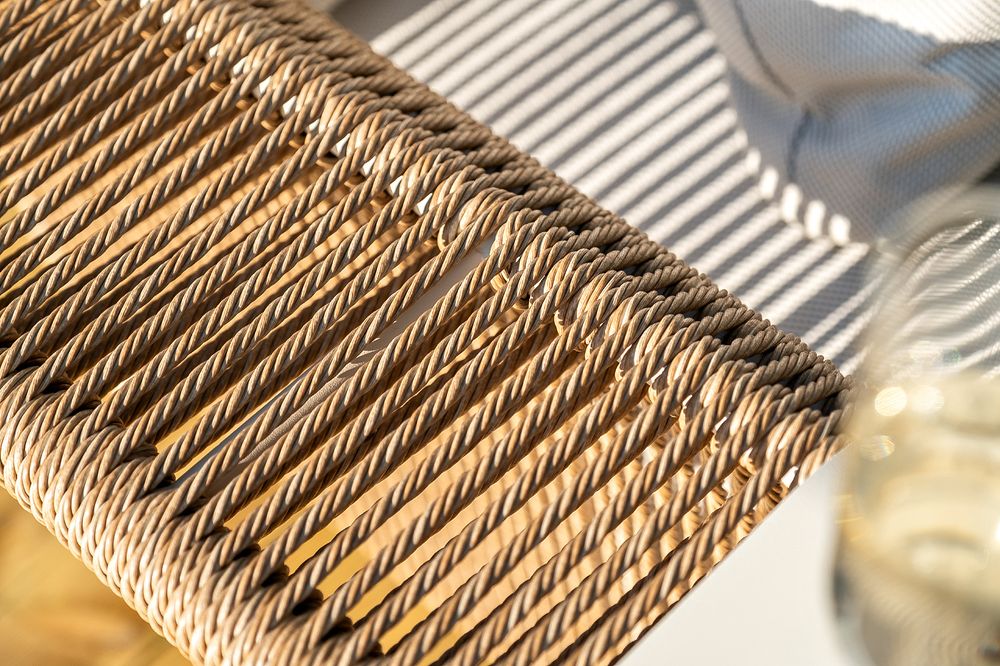 "Мальдивы" трансформирующаяся лаунж-зона из искусственного ротанга, цвет соломенный