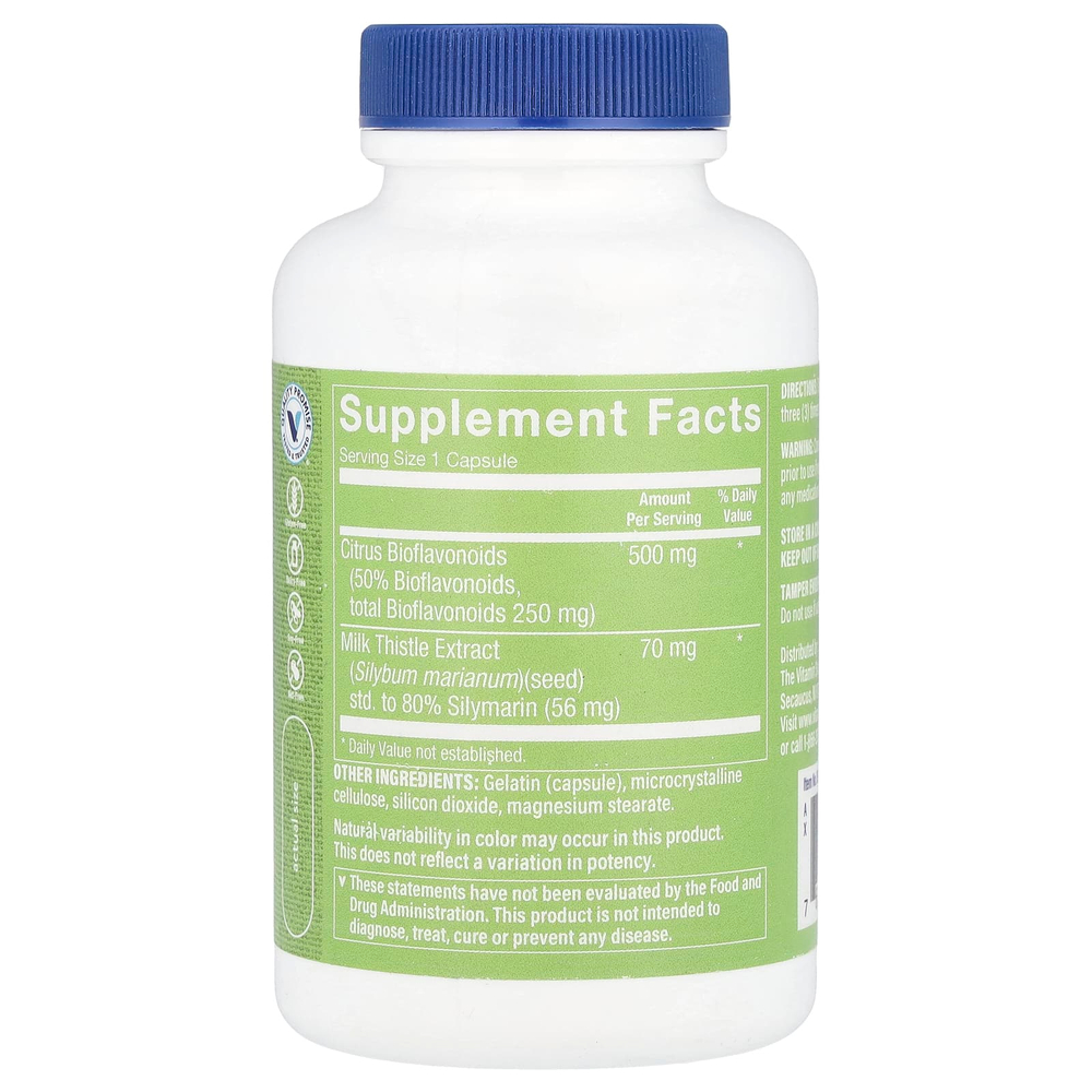 The Vitamin Shoppe, Экстракт расторопши, 70 мг, 100 капсул