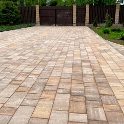 Тротуарная плитка СТАРЫЙ ГОРОД - Искусственный камень Доломит, комплект из 3 видов плит