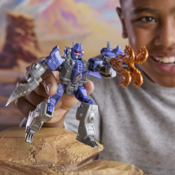Hasbro Transformers CYBERWORLD - Фигурка Гальватрон 10 см Armored Cyber Changers G1052