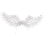 Крылья карнавальные «Яркий полёт» 63*21 см, Белый с т.белой подсветкой