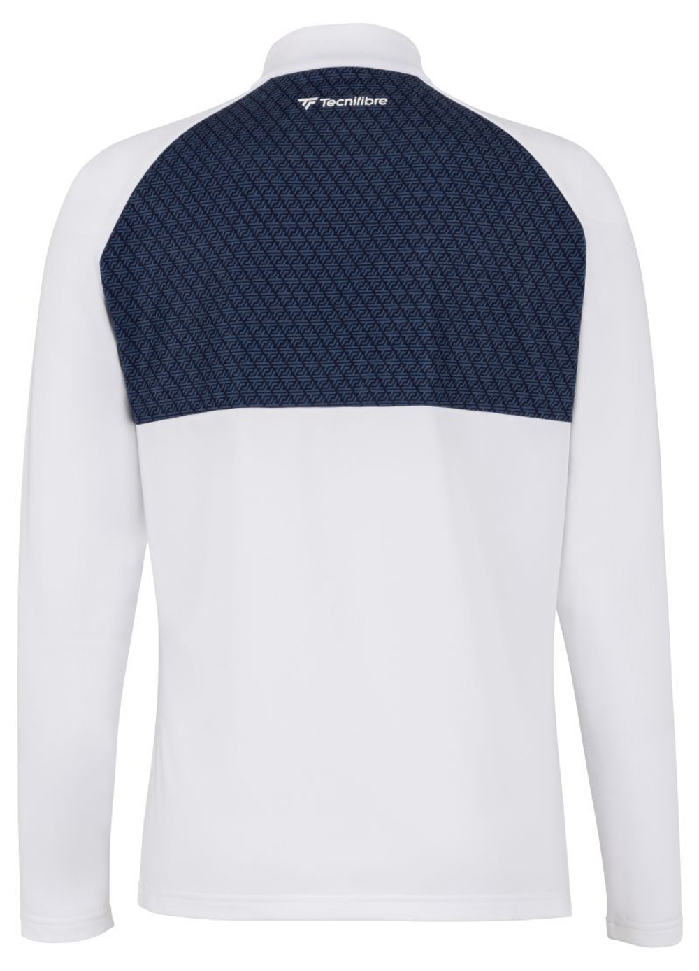 Женская теннисная футболка (dł. Рукава) Tecnifibre Thermo Zipper Longsleeves - white
