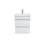 Тумба с умывальником подвесная с ящиками IDDIS Zodiac, белая, 50 см, ZOD5CB0i95K