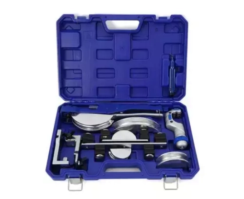 Трубогиб арбалетный с реверсом DSZH CT-999RF (алюминиевые колодки 1/4"; 5/16"; 3/8"; 1/2"; 5/8"; 3/4"; 7/8", в кейсе с труборезом и риммером)