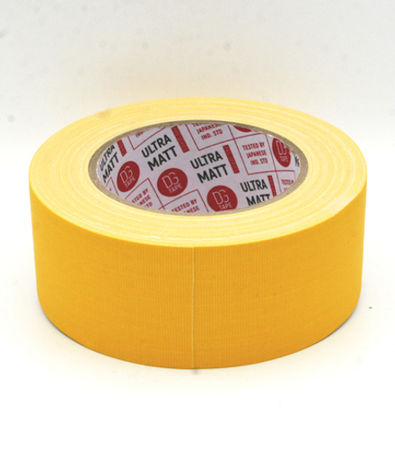 Клейкая лента Gaffer Tape@ultraMATT - Гаффа тейп 50мм/25м - Желтый  (DEEP YELLOW)