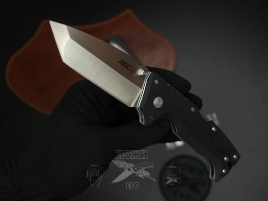 Складной нож Cold Steel 28DE AD-10 Tanto c клинком из стали CPM-S35VN, рукоять G10