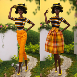 Кукла JHD Mary Macy Garden Party British Plaid