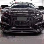 Карбоновая губа переднего бампера для AUDI A3 S LINE & S3 2017-2020 Sedan Ауди седан