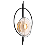 609622 Бра ERICA 5W LED 110LM G ЧЕРНЫЙ/ЗОЛОТО 3000K