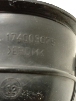 WMSD7105B кт17 Сливной патрубок стиральной машины Ariston Indesit 174003025 б/у