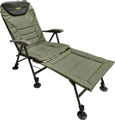 Кресло карповое складное KAIDA HBA-1010-S с подставкой для ног