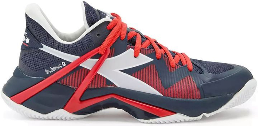 Кроссовки Diadora B.ICON 2 CLAY черно-красный