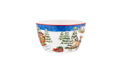 Салатник порционный 14см Certified Int. Int. Мастерская Санта-Клауса Зайчонок и бельчонок