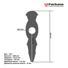 Игрок Fortuna 09037-GR для настольного футбола
